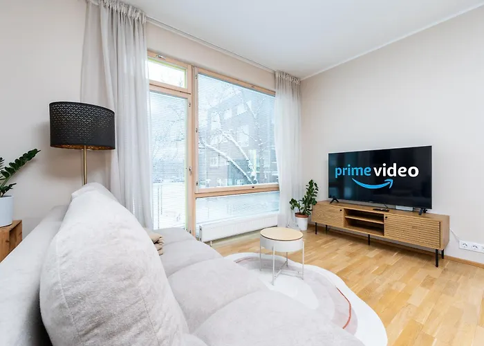 アパート 2br, Parking Included, Wi-fi, Next To Old Town タリン